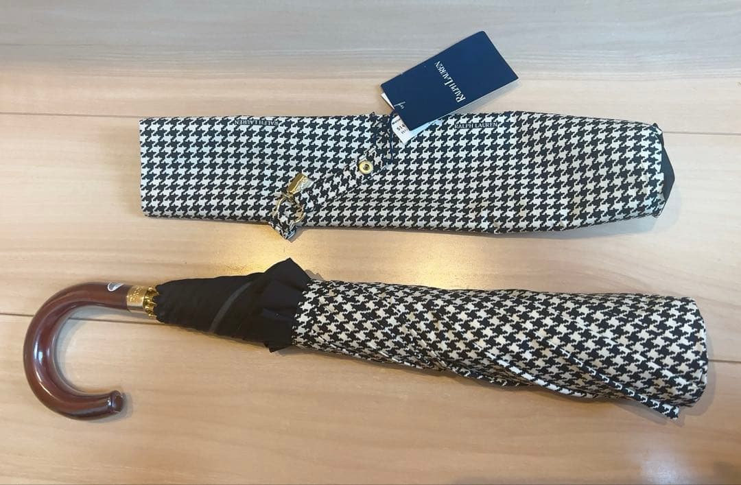 ラルフローレン　折りたたみ傘　千鳥格子