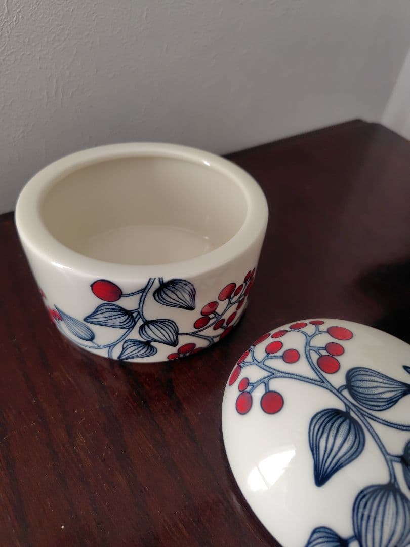 ARABIA　アラビア Runo ルノ フロストベリー 蓋付ジャー