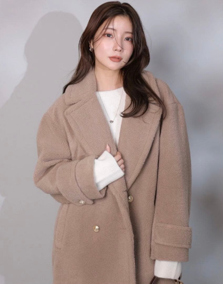 セミコクーンボアPコート S モカ