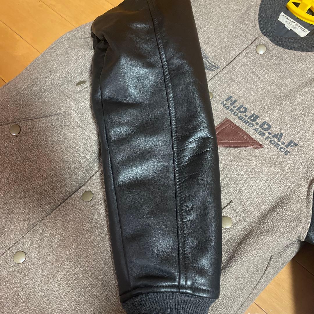 みち　HARD BIRD スタジャン風ジャケット 38サイズ