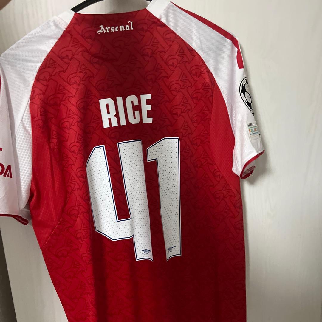 Nas様用Arsenal デクラン・ライス　ユニフォーム