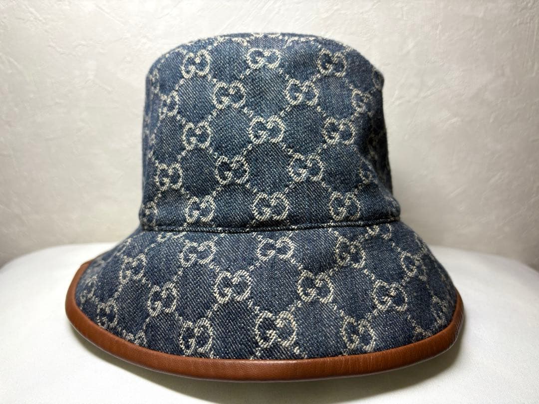 【美品】GUCCI デニム バケットハット