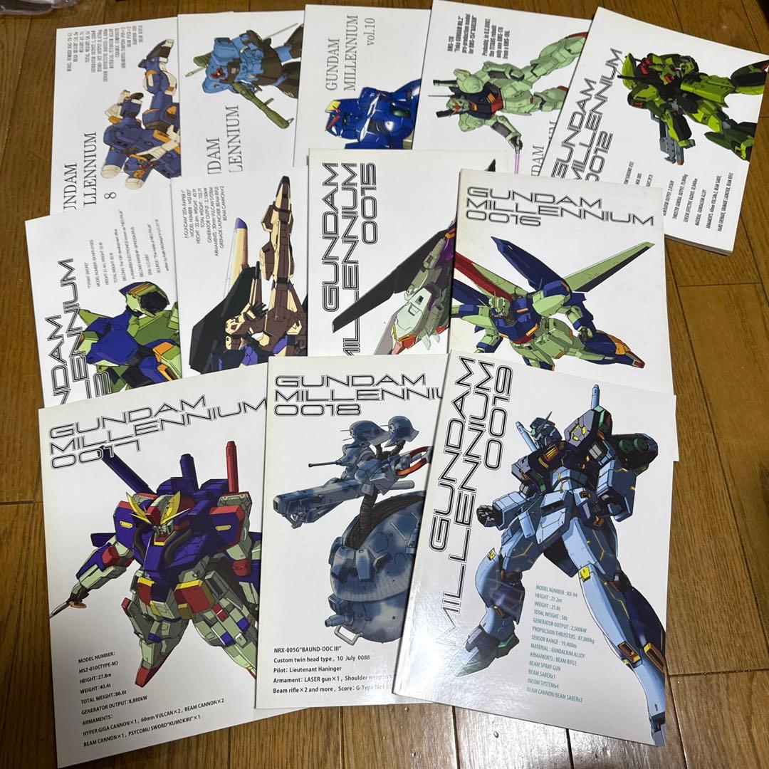♢ GUNDAM MILLENNIUM ガンダム 解説 雑誌 12冊セット
