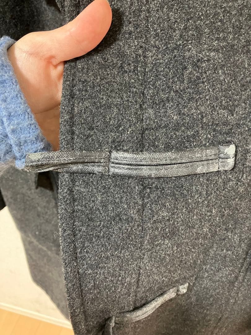 バーバリーブラックレーベル　ダッフルコート Lサイズ