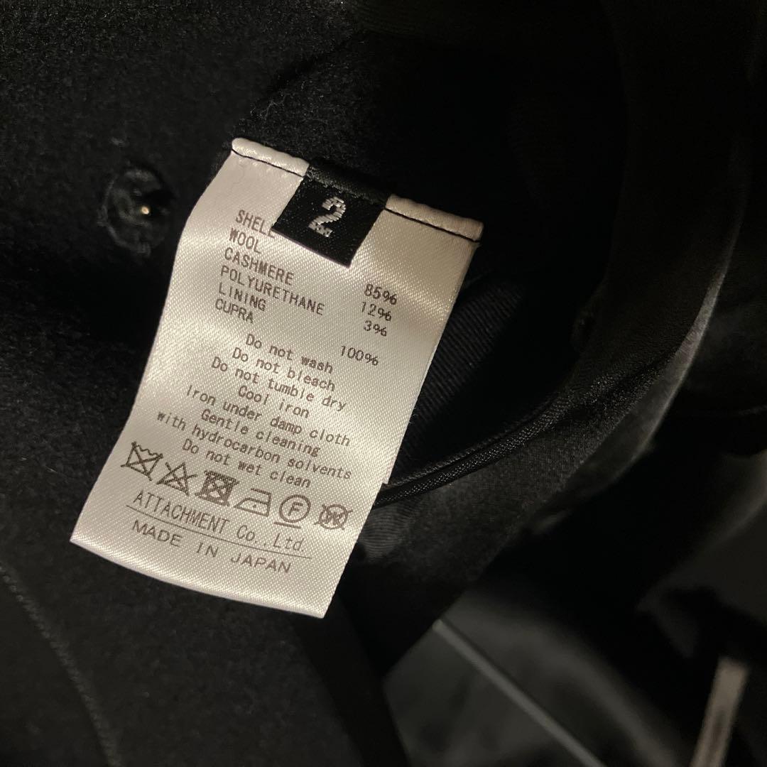 KAZUYUKI KUMAGAI (ATTACHMENT) フーデットコート　黒