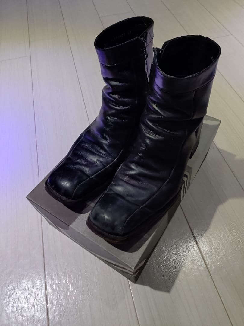 。*様 Alfredo Bannister　90'sスクエアトゥ サイドジップブ