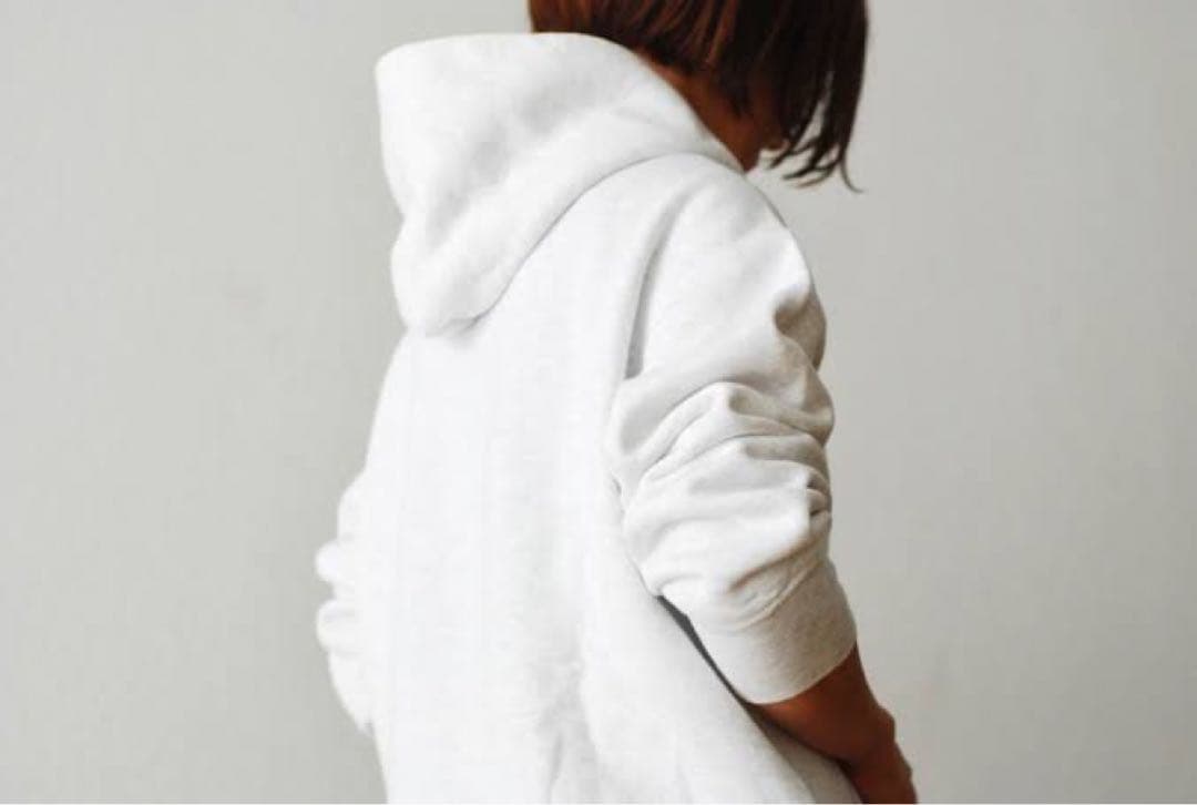 TOUJOURS グレー フードスウェット