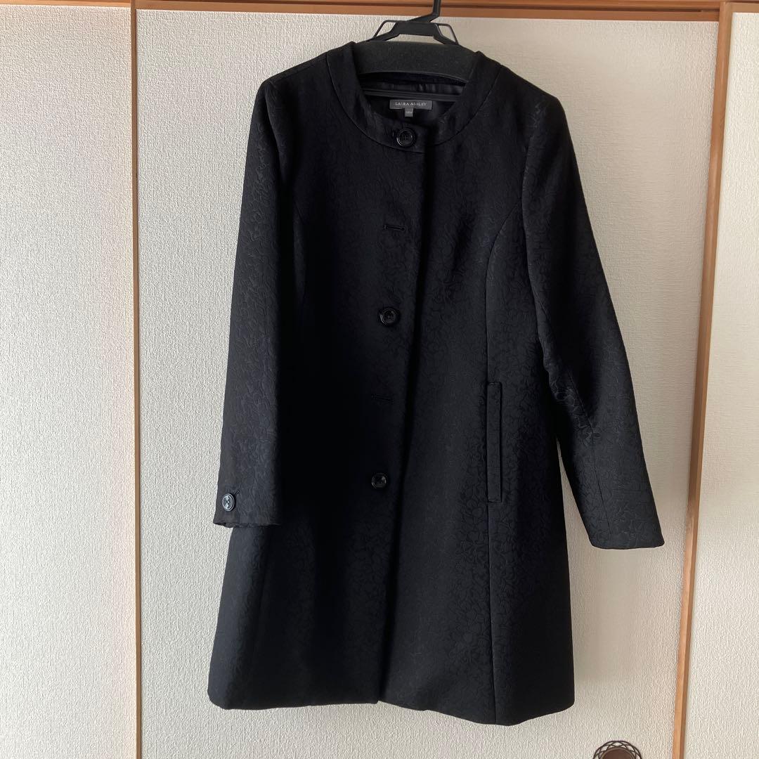 LAURA ASHLEYコート ブラック サイズ13