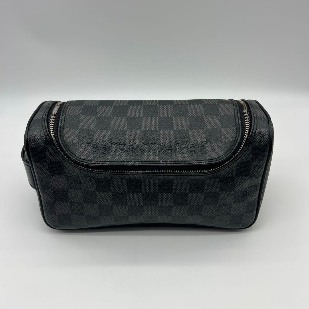 【美品】ダミエ グラフィット トワレ N47625 セカンドバッグ