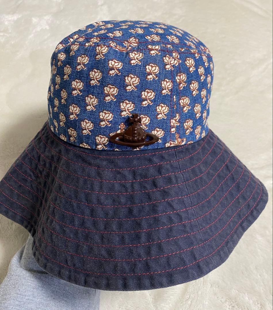 ヴィヴィアンウエストウッド　バケットハット　デニム　キャップ　正規店購入