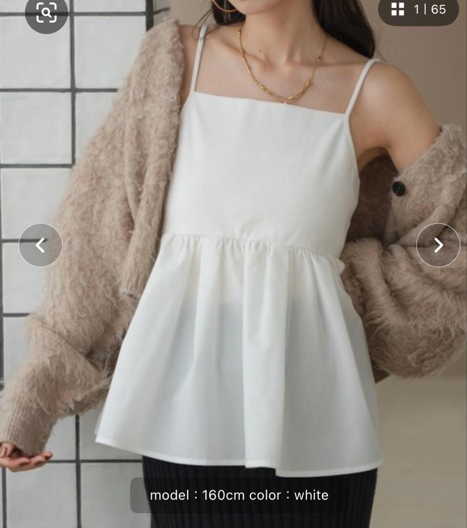 キャミ　ボンディングショートスウェット 2点セットグレー FREE