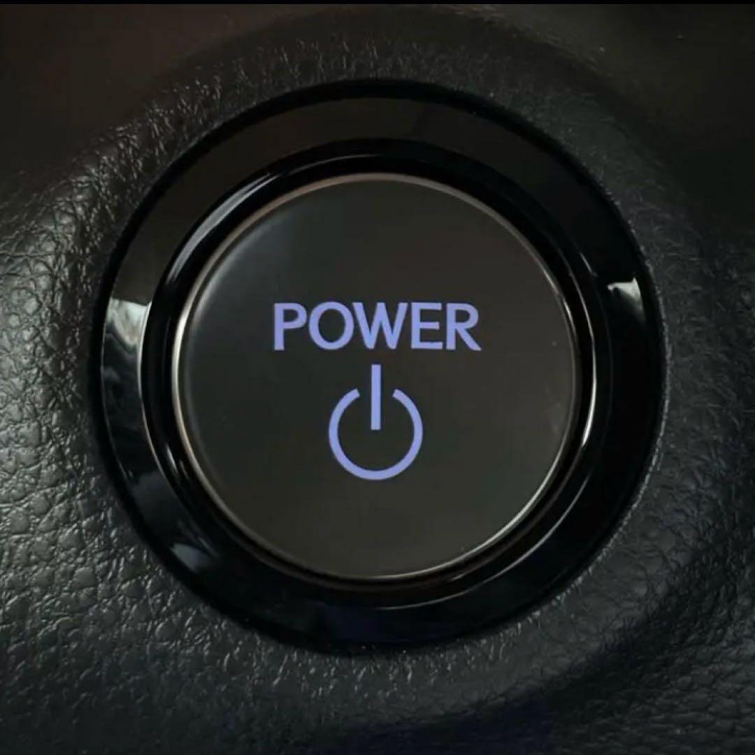 新品未使用☆現行レクサス 逆反りスタートスイッチ☆スカイブルー打ち替え済み