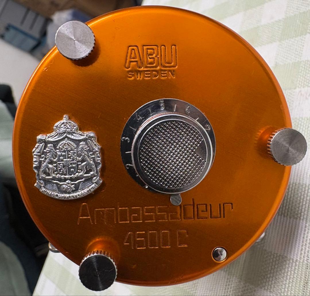 アブガルシア アンバサダー 4500C サンセットオレンジ カスタム Abu