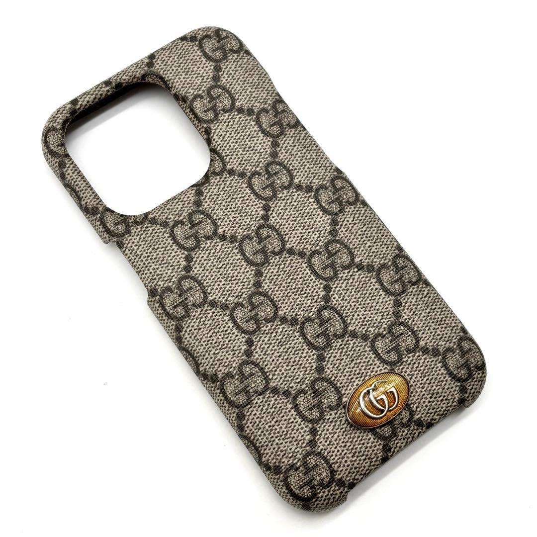 ✨極美品✨ GUCCI iPhone 14pro ケース GG マーモント