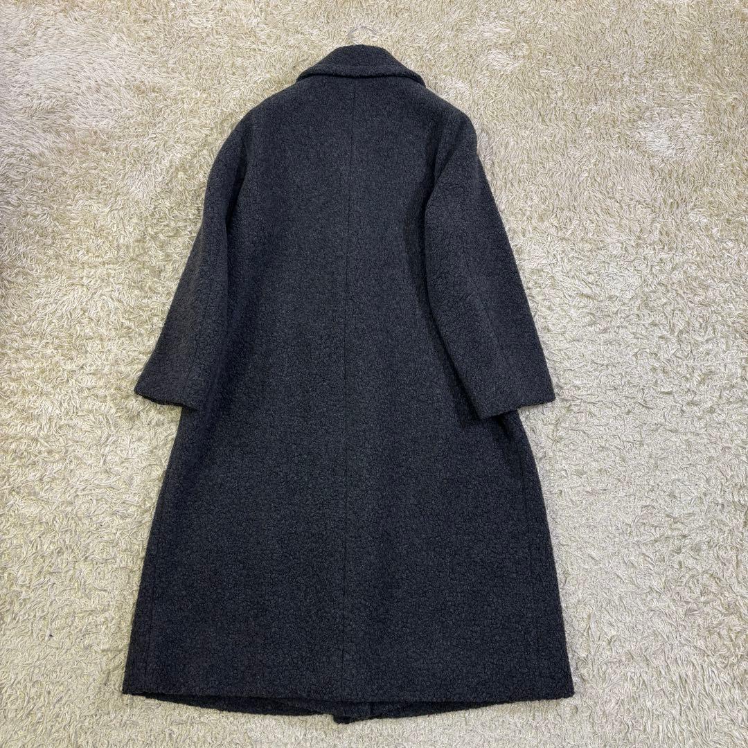 23区　定価6.7万 ウール混 ボアジャージー ドロップショルダー　コート