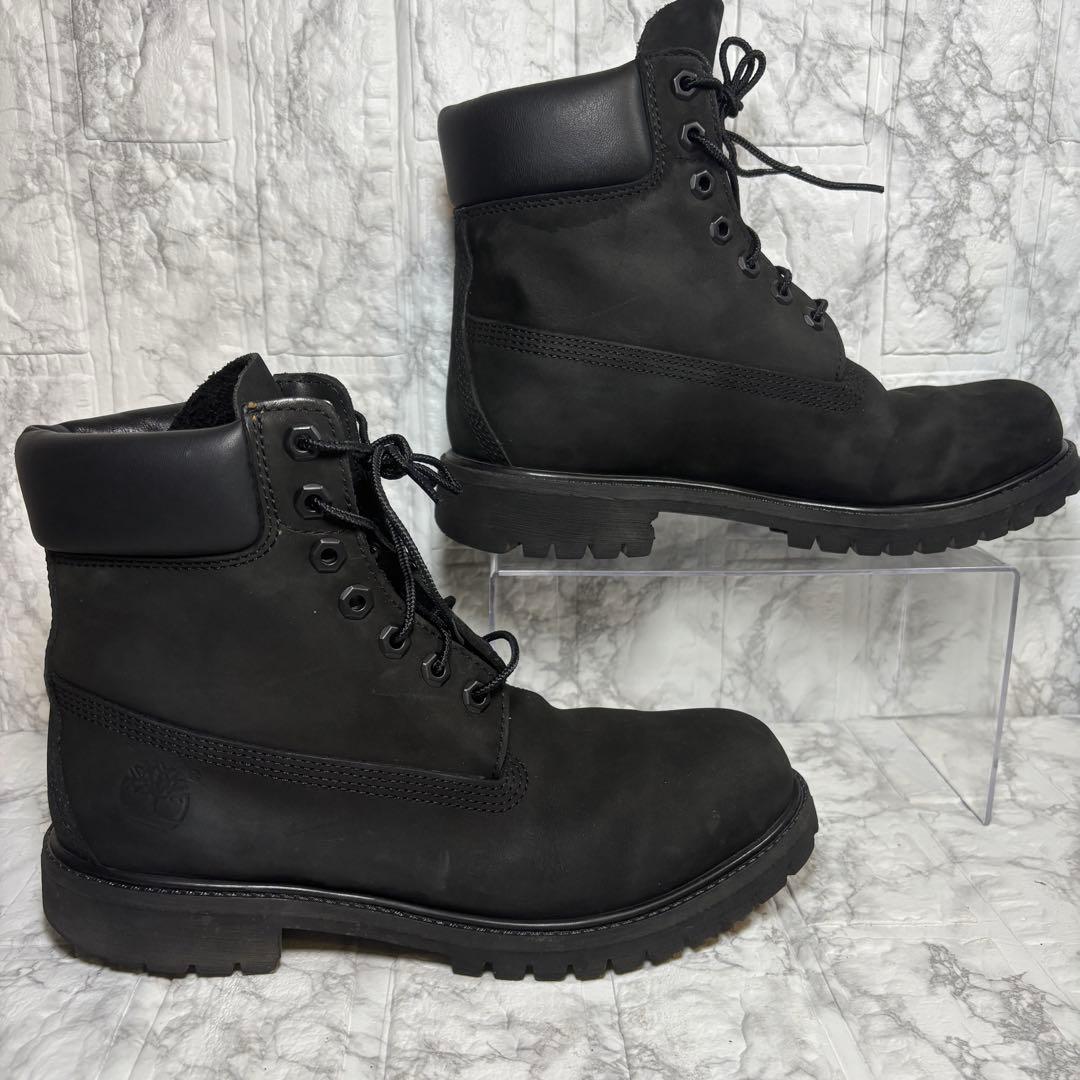 【美品】ティンバーランド 6インチプレミアムブーツ 10073 ブラック 26