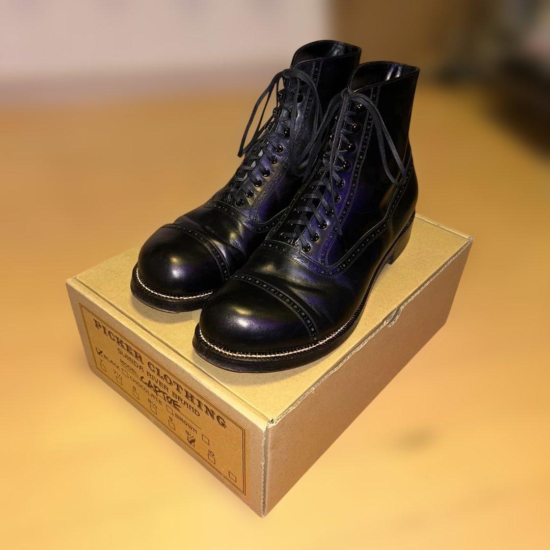 浅草老舗ブランド　PICKER CLOTHING CAPTOE バルモラルブーツ