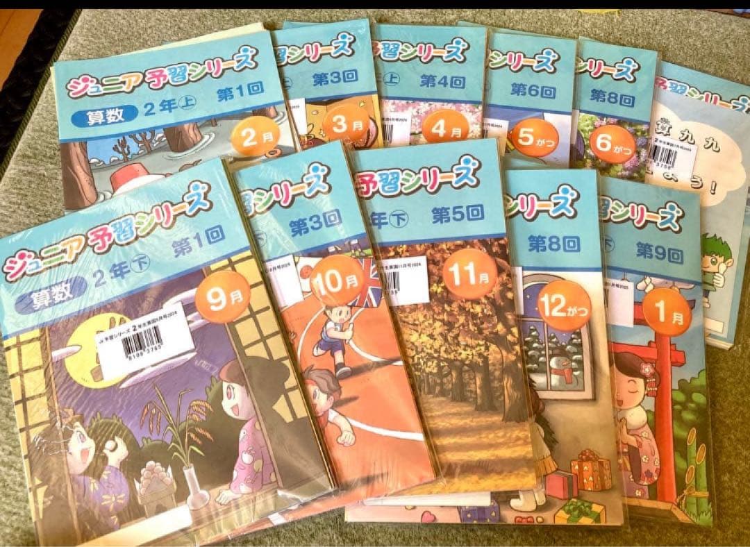 エミジュニア予習シリーズ小2セット【未使用】【美品】