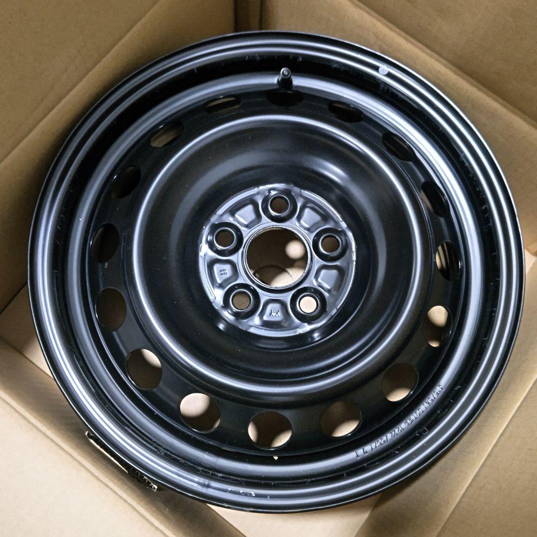 ②新型シエンタＺ　ホイール2本　純正スチールホイール４本　ナット付