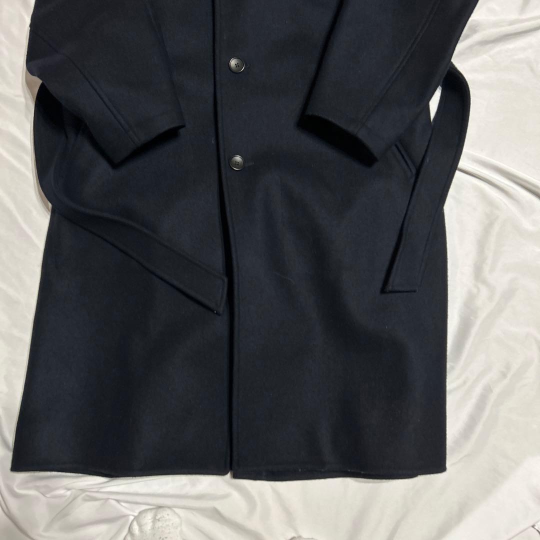 【美品】Super140s マルチウェイ メルトンオーバーサイズスタンドコート