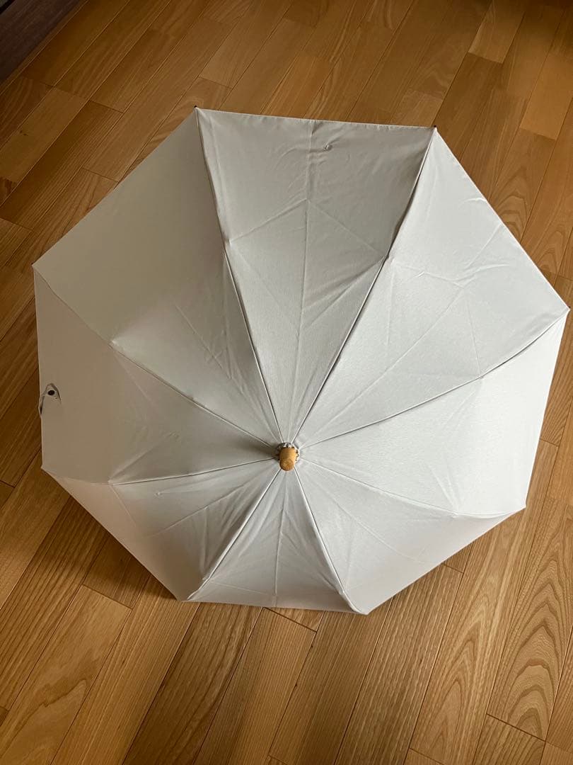 サンバリア100 折りたたみ日傘 ２段折 / moku アイボリー