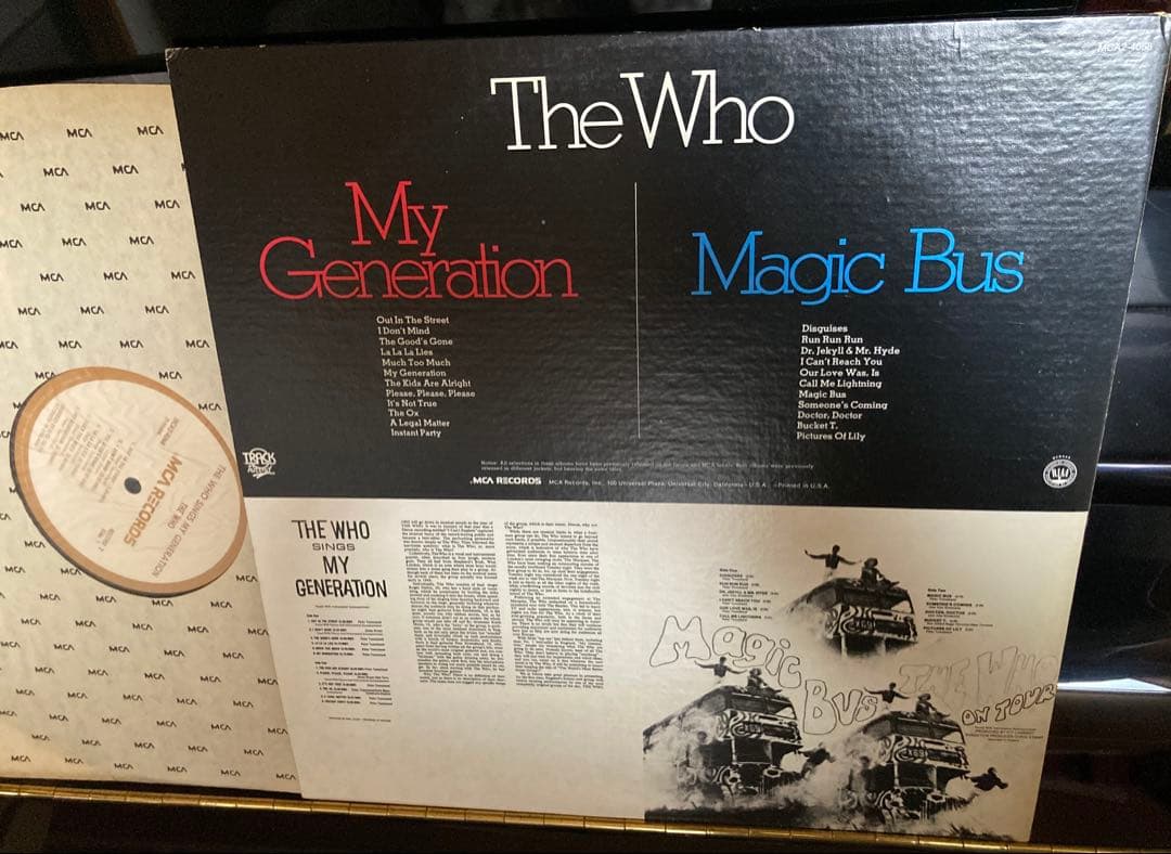 輸入盤2枚組 The Who Magic Bus / My Generation