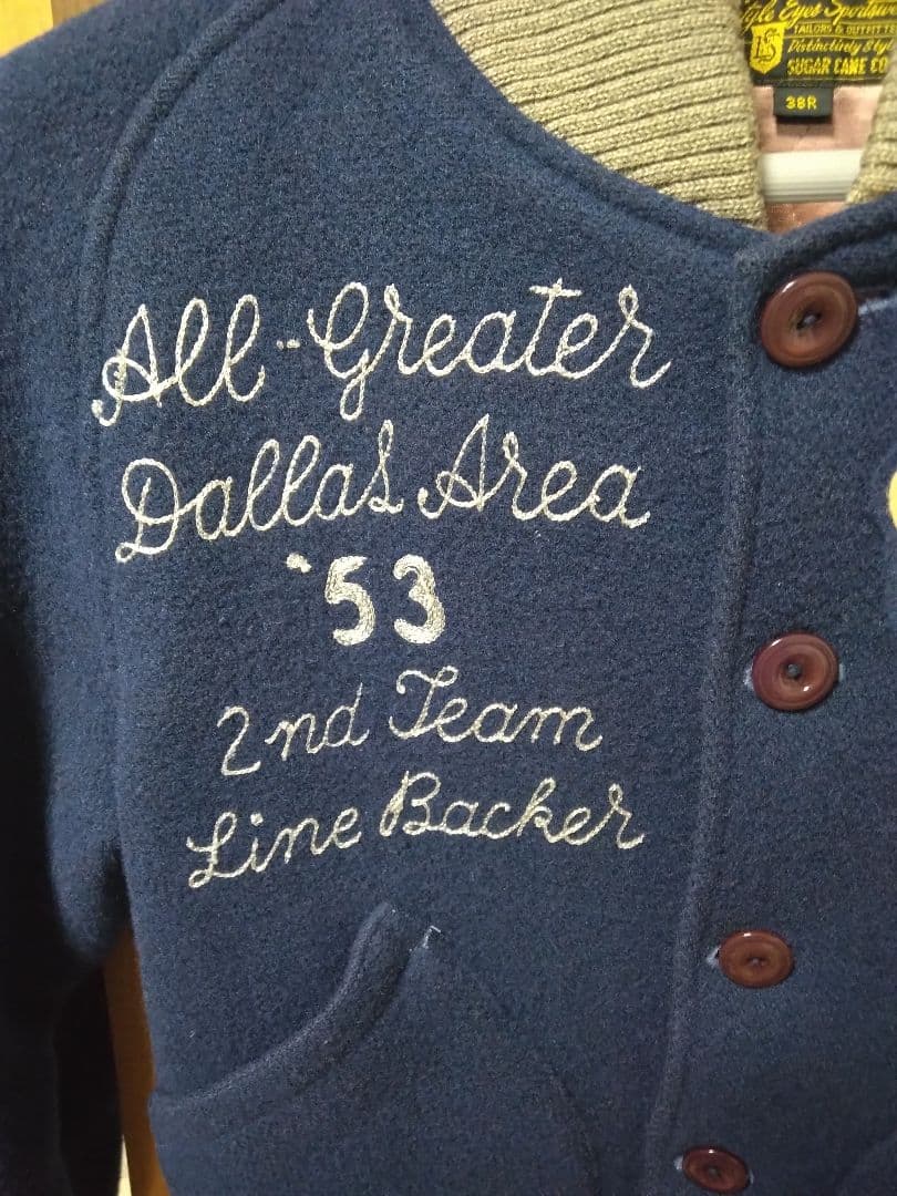 スタイルアイズ スタジャン60s 復刻 38 美品 SUGAR CANE