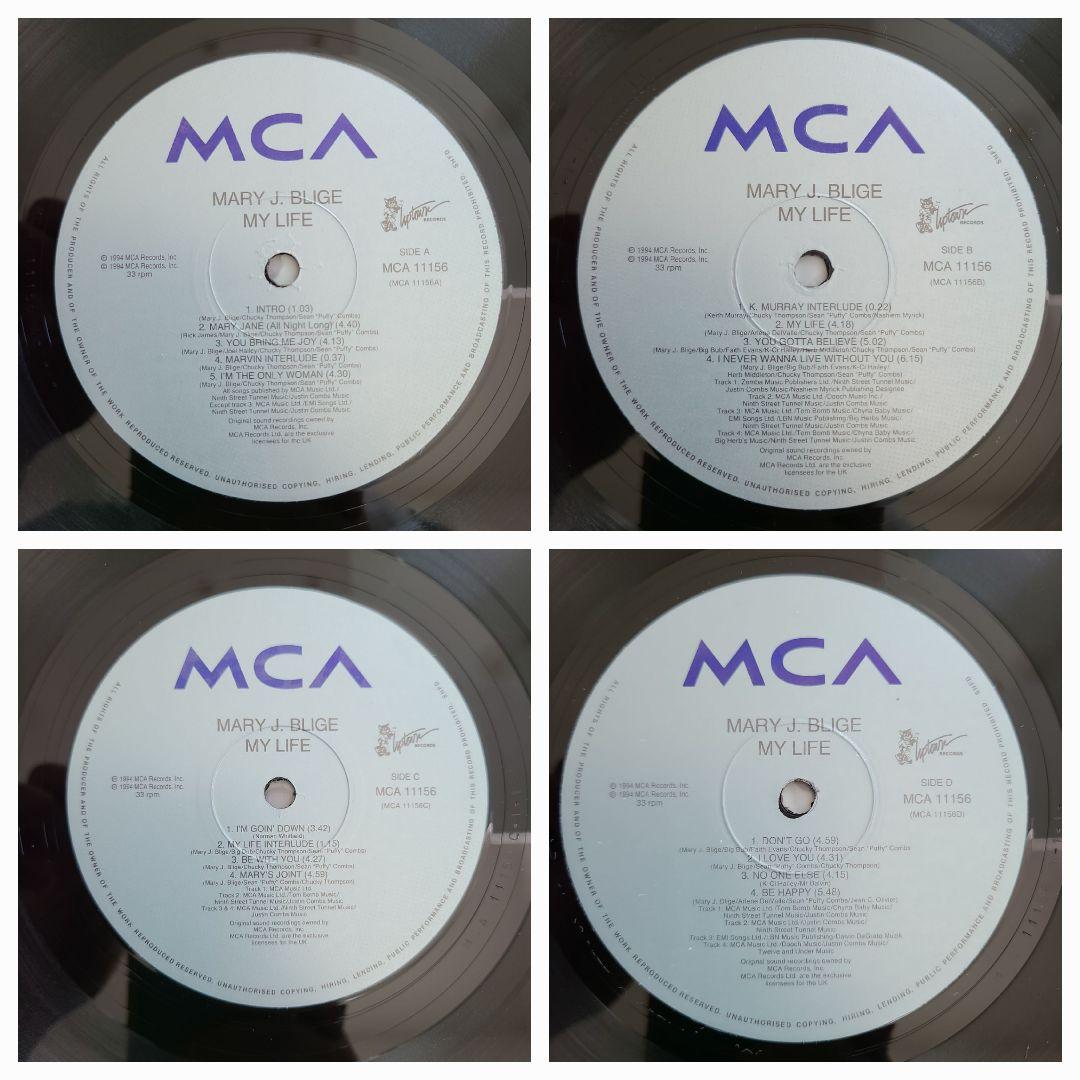 ★ＵＫ・ＵＳオリジナル盤★『メアリーＪ・ブライジ』ＬＰ２枚セット