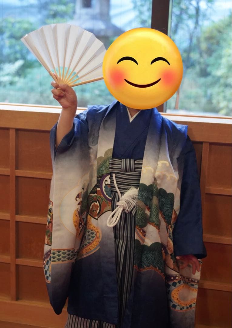 【京越卸屋】七五三 羽織袴 12点フルセット 鷹兜