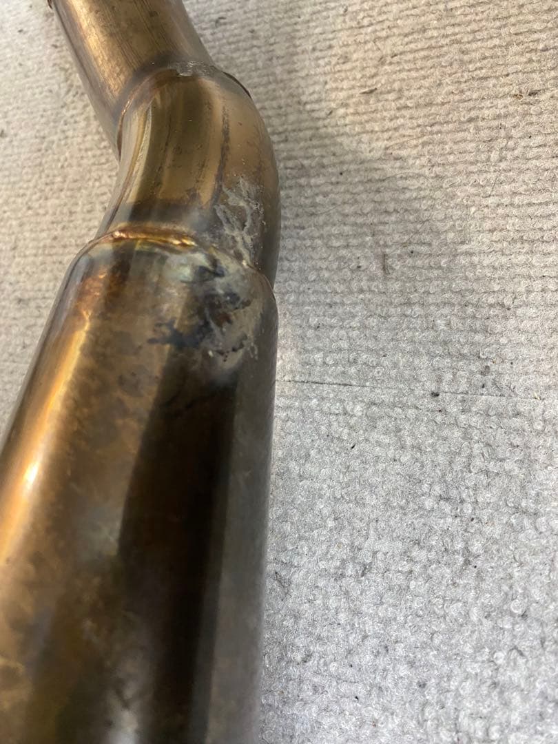 ステンレス マフラー 傷あり　XR250 部品あり