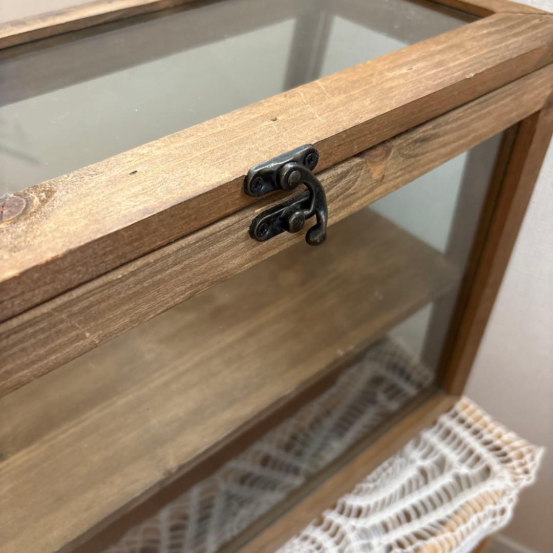 北欧　昭和レトロ　ヴィンテージ　木製ディスプレイケース