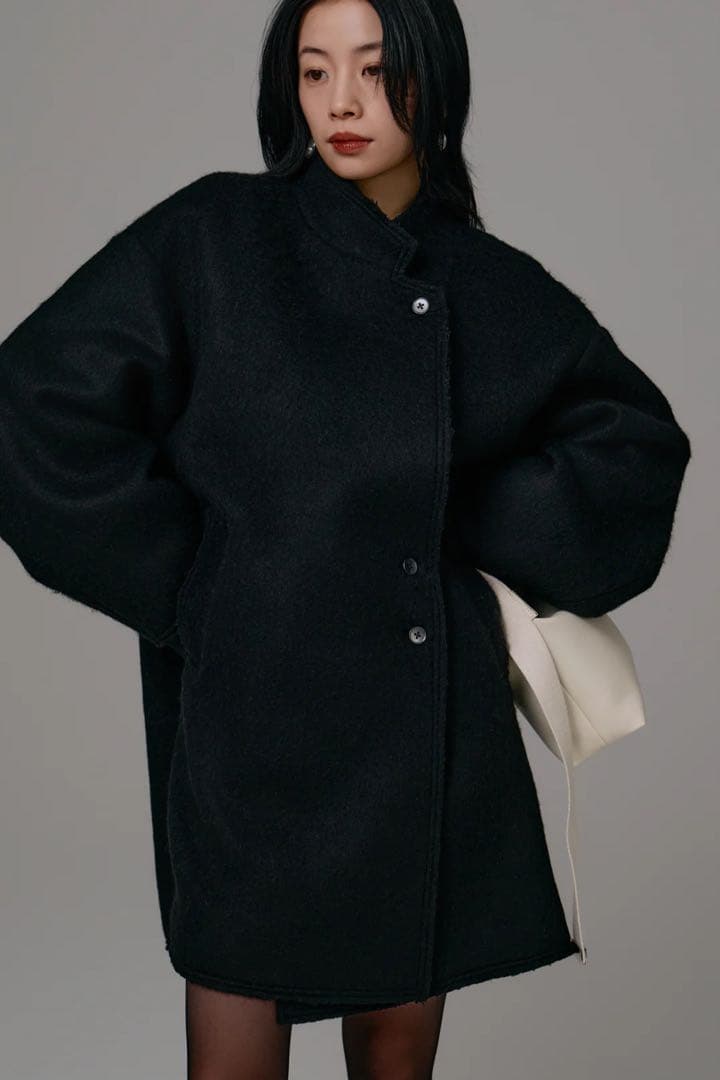 週末限定価格　【今季】louren shaggy half coat