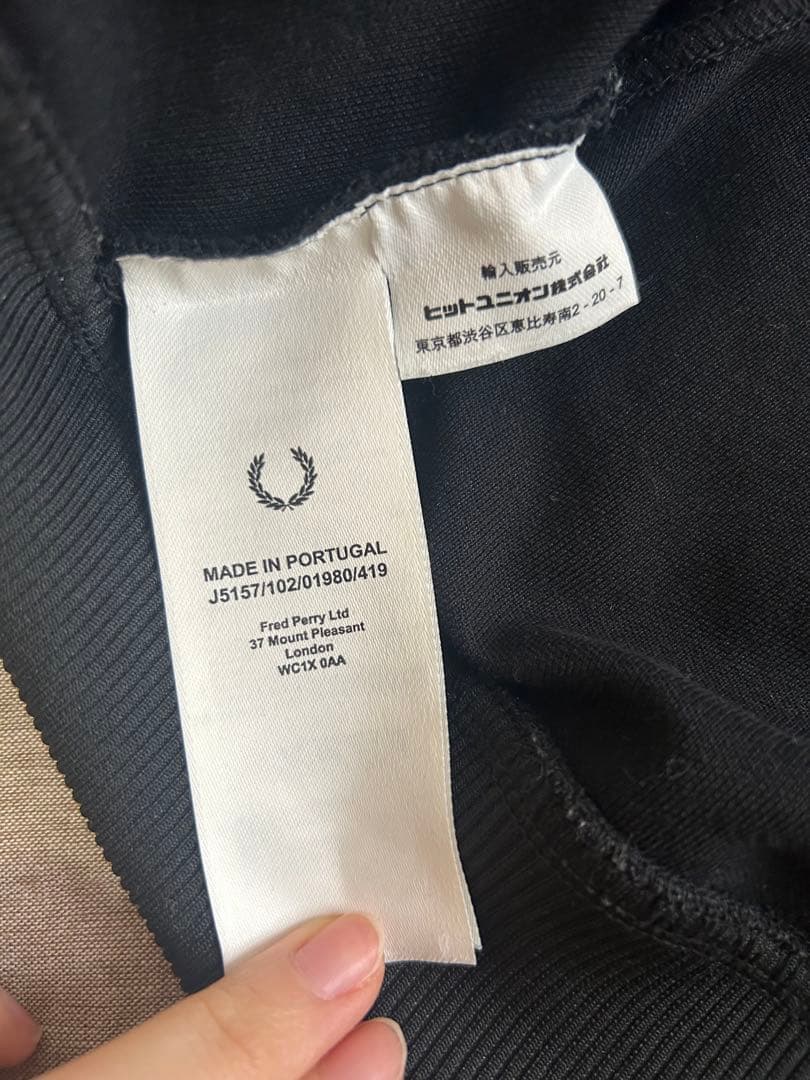 トップス fred perry cropped track jacket