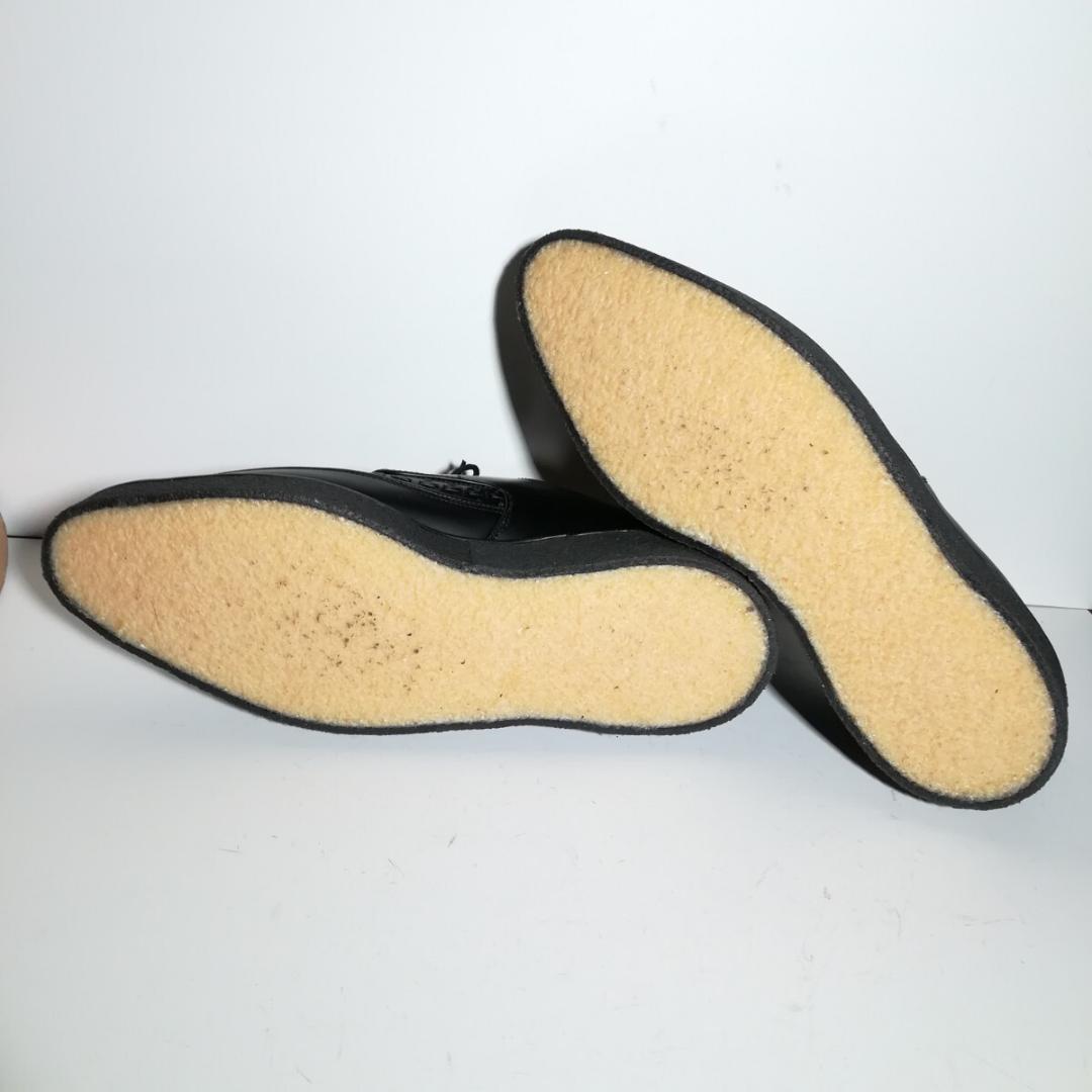 e0013 新品同様・試着程度 ジョージコックス ラバーソールブーツ 10 黒