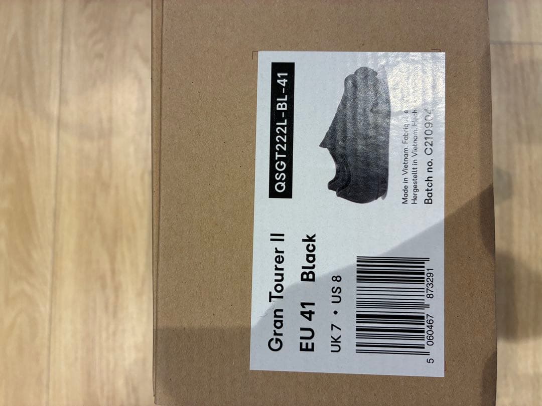 売り切り価格！QUOC シューズ ブラックEU41 25.5-26.5