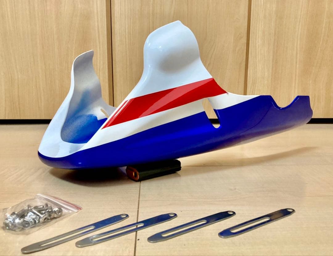 新品 アンダーカウル CB400SF CBX400 ジェイド青白トリコロール