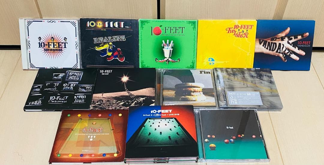10-FEET CD アルバム 全12枚 セット 初回限定盤 CD+DVD