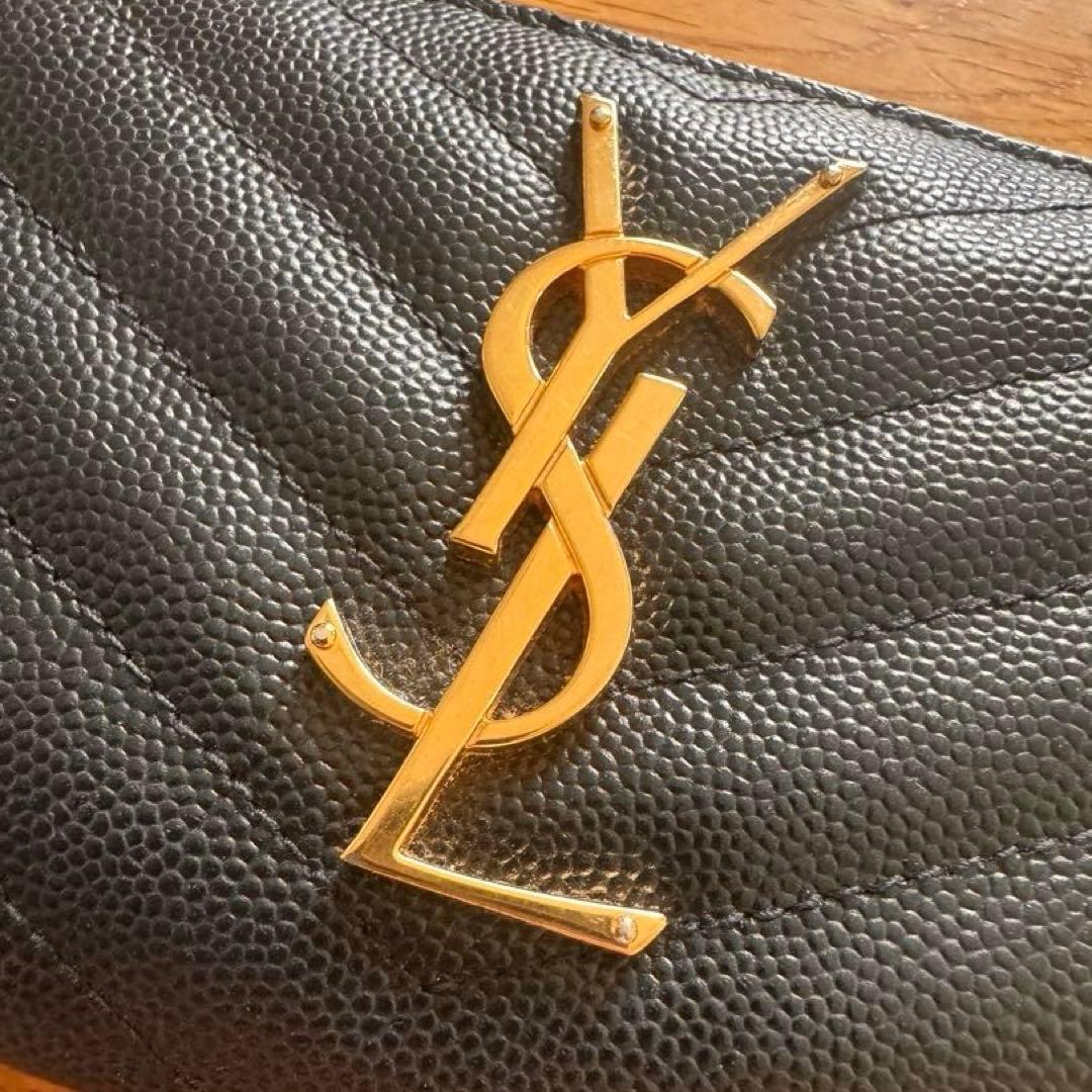 【SAINT LAURENT 】イヴサンローラン フルジップウォレット 長財布