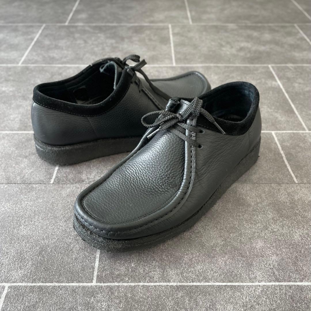 BEAMS LIGHTS 別注 ワラビーレザーLOW SP パドモア 黒 7