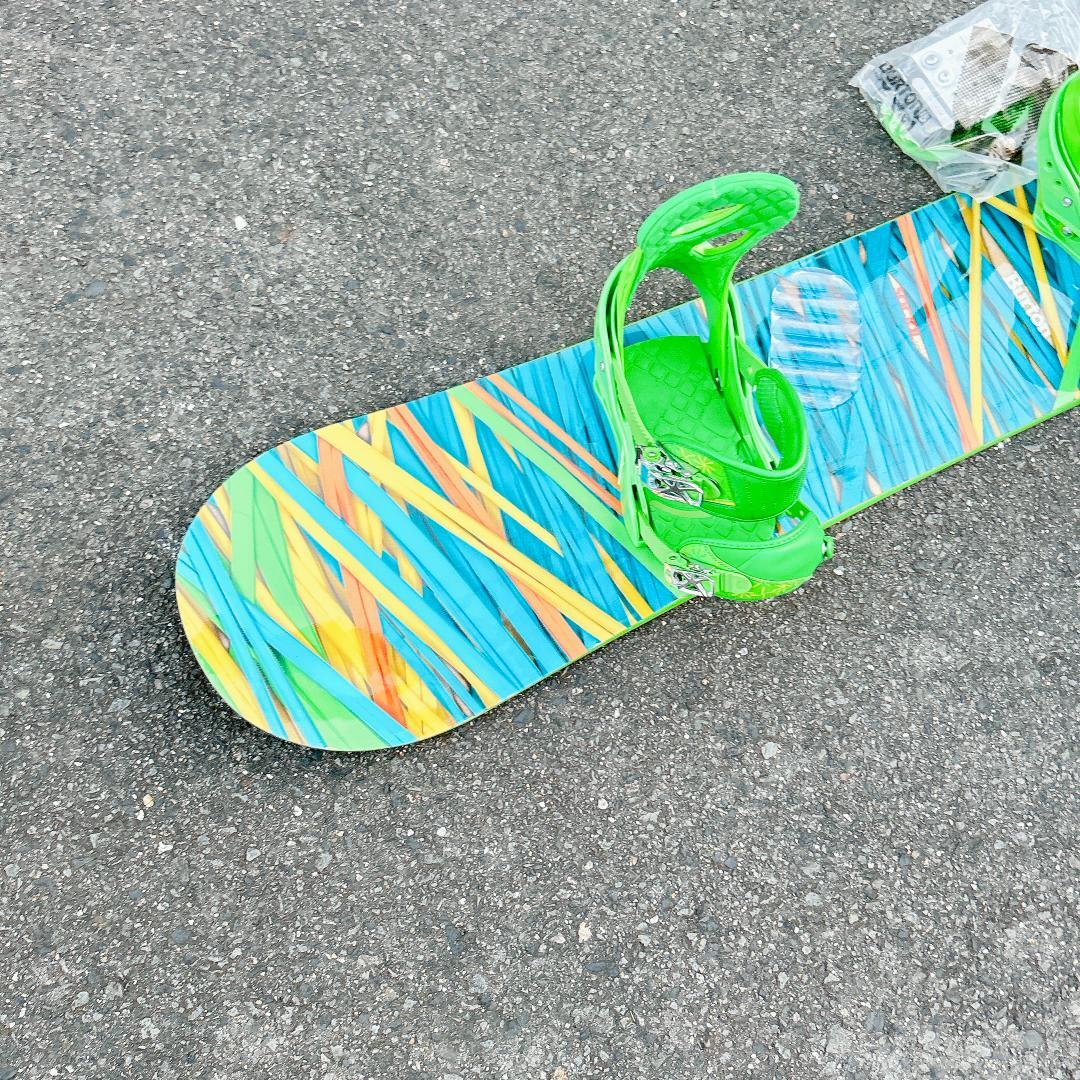 美品 スノーボード BURTON Social 140 セット スノボー 女性