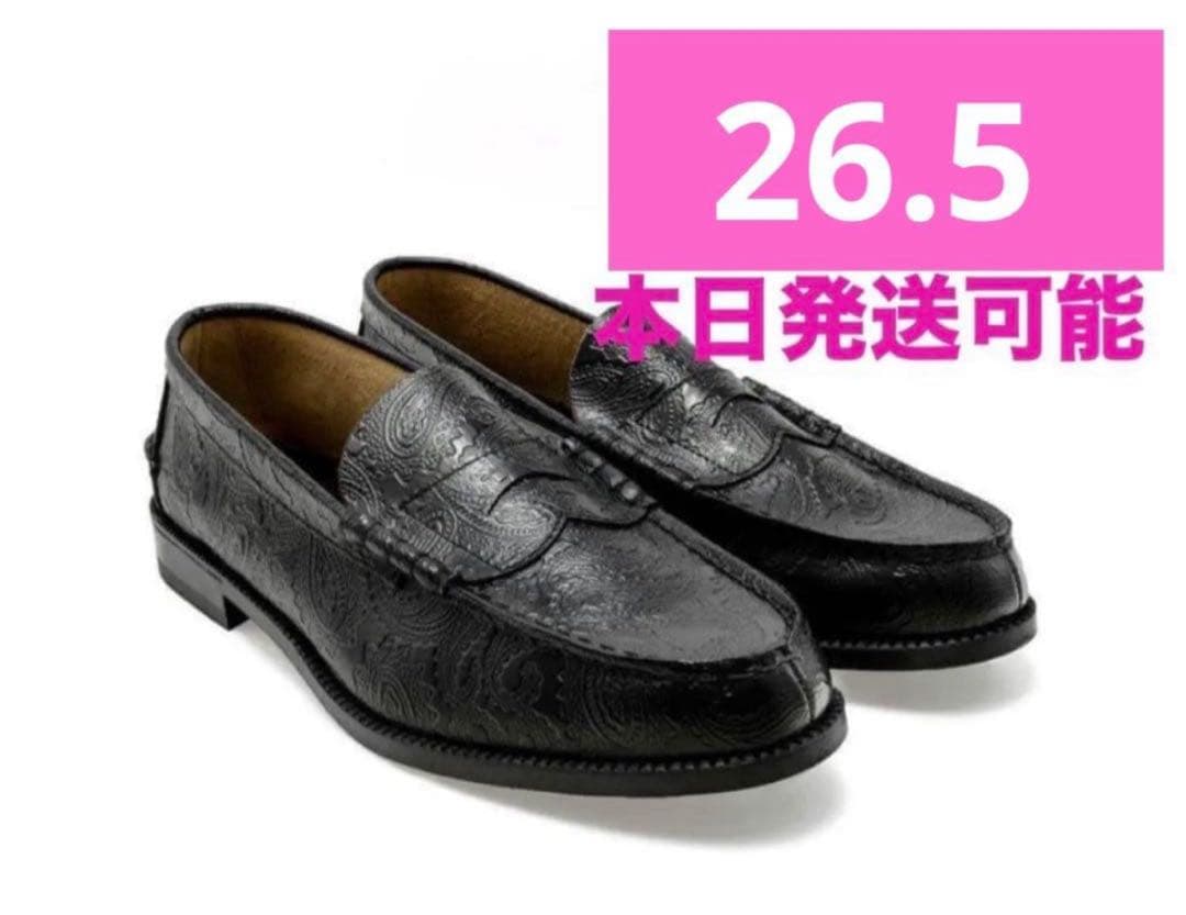 26.5cm ケンフォード ファインシューズ ローファー ペイズリー