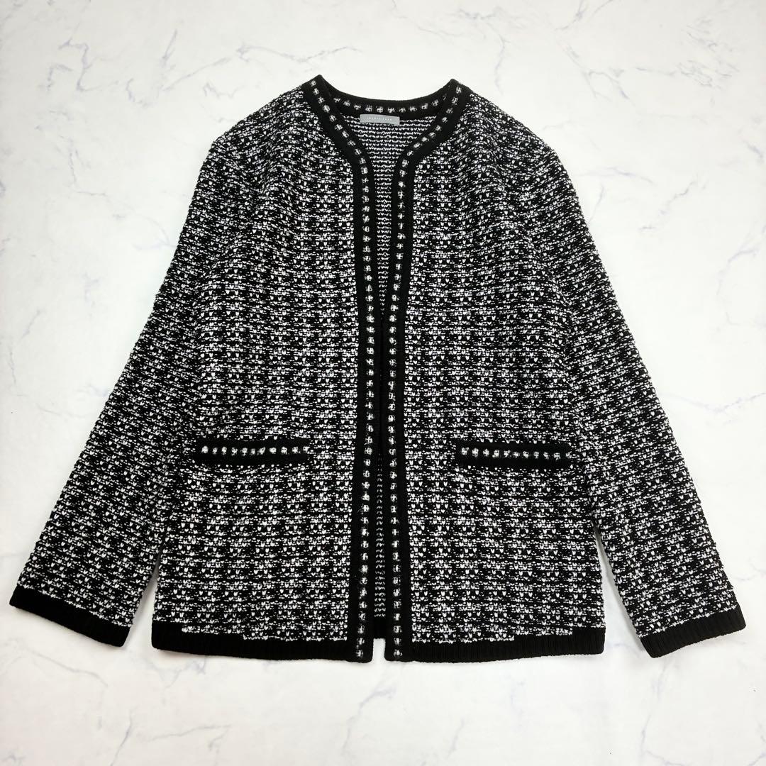 Theory luxe✨23AW✨ツイードジャケット　ニット　ウール混　VICK