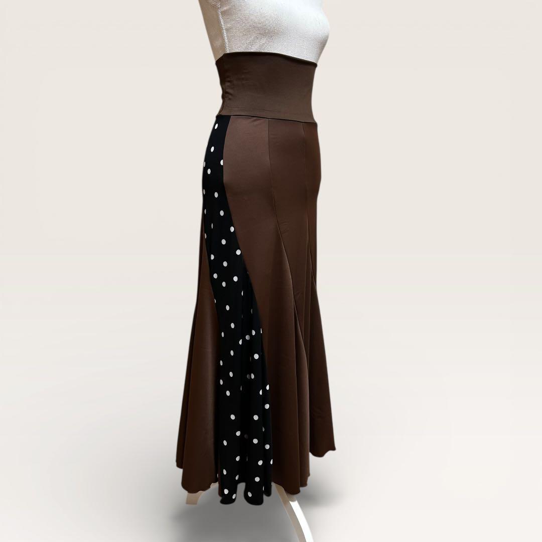 【１点限り】フラメンコファルダ　エスカルゴタイプ　ブラウン系