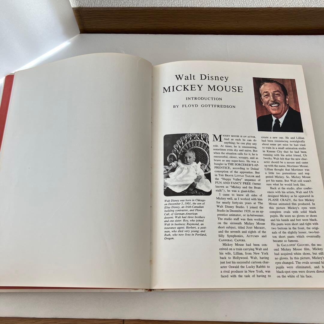 ヴィンテージ　レア　海外版　ミッキーマウス　コミック集　英文　ハードカバー