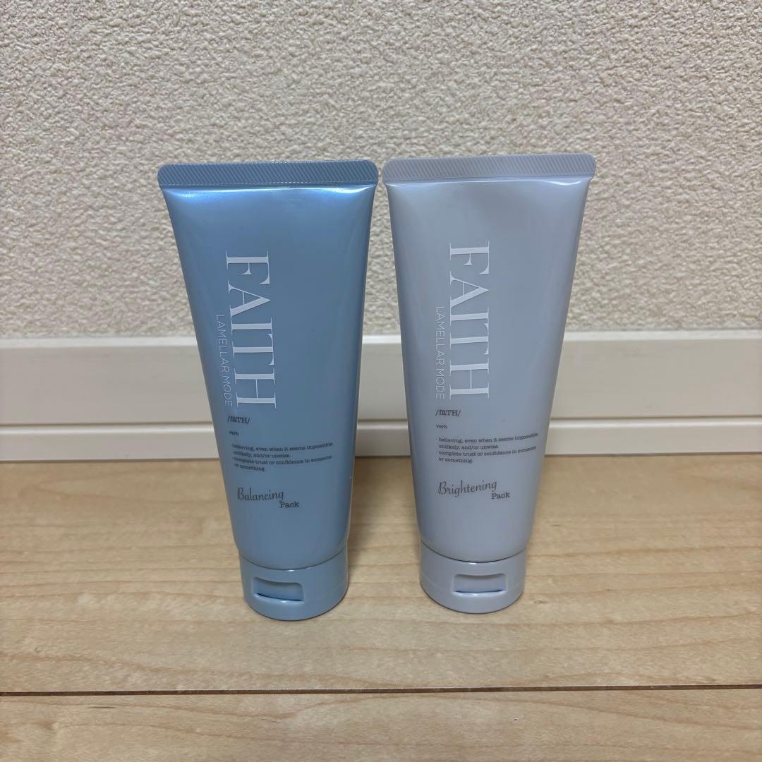 FAITH バランシングパック & ブライトニングパック 100g