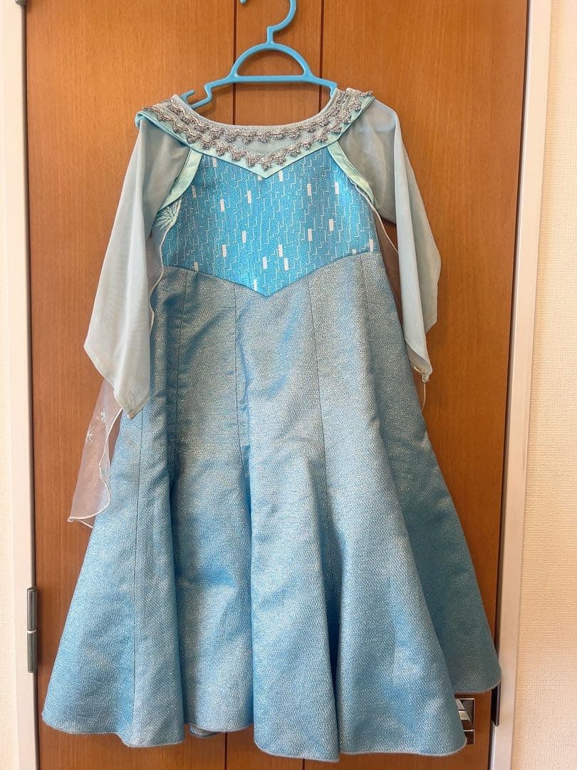 Disney RESORT タグ アナ雪 エルサ ドレス 100cm 刺繍レース