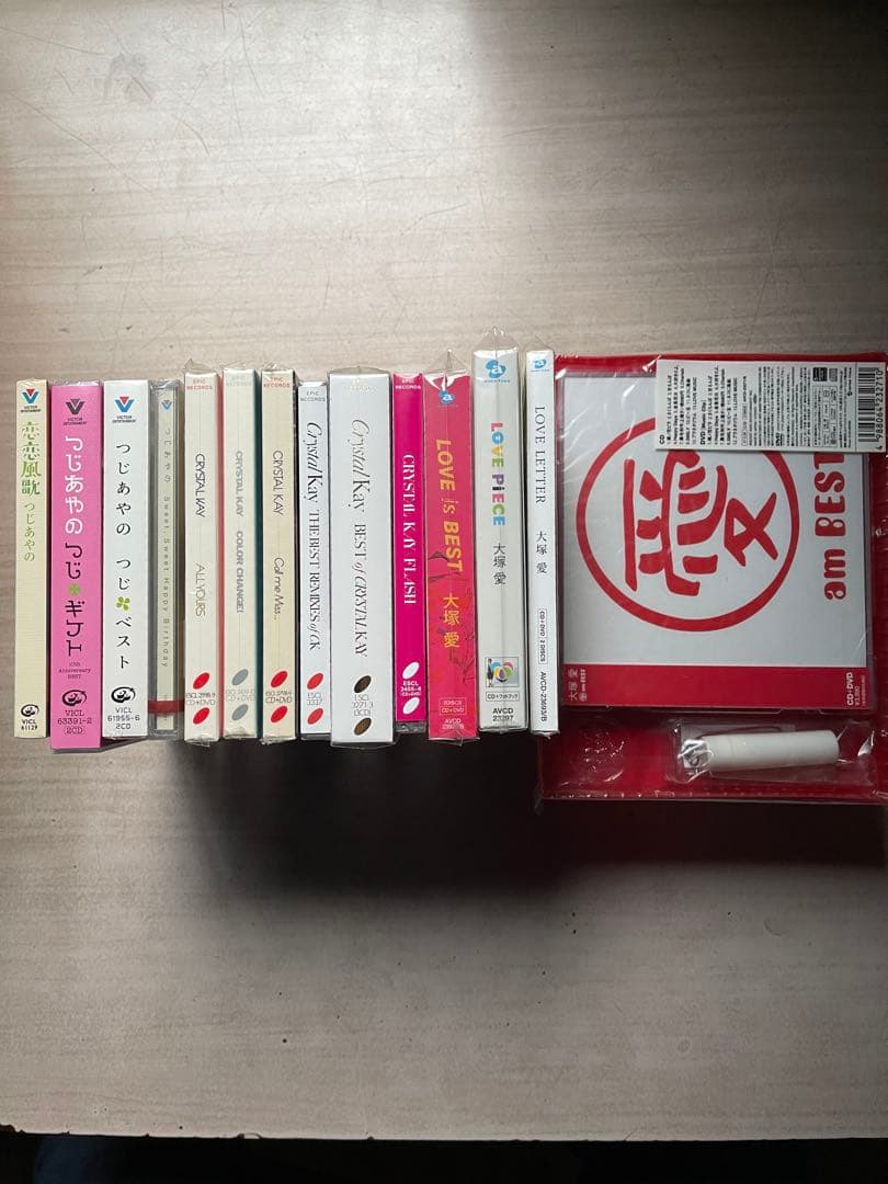 つじあやの④CRYSTAL KAY⑥大塚愛④の計CDアルバム14枚未開封品セット