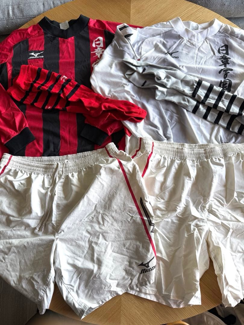 日章学園高校ユニフォームフルセット赤白