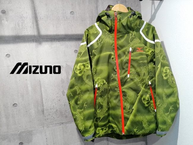 美品 ミズノ 井山敬介モデル 龍 和柄 スキージャケット M メンズ 希少モデル