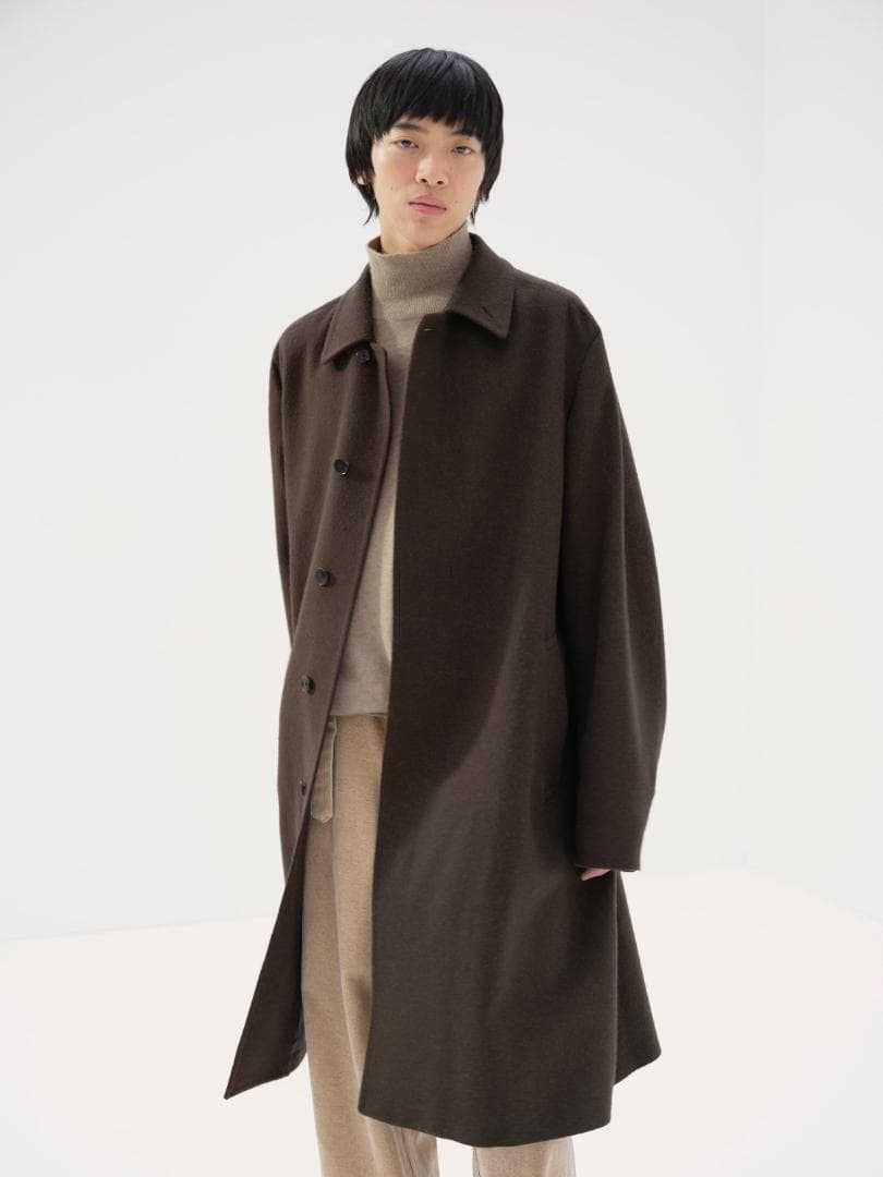 ジャケット・アウター 24AW AURALEE BABY CAMEL FLANNEL COAT 3